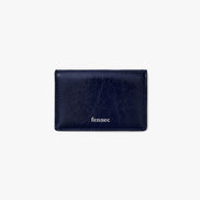 CRINKLE SOFT CARD CASE (NAVY BLUE)