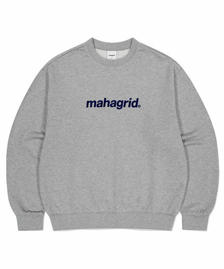 mahagrid - BASIC LOGO SWEATSHIRT (GREY)