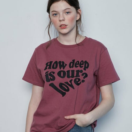 LUVISTRUE - IN LOVE TEE(PINK)