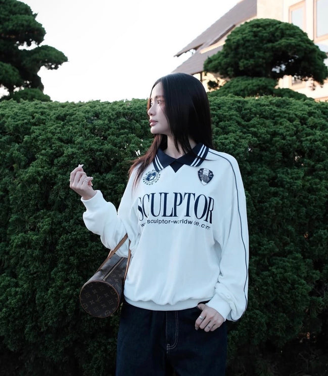 (現貨) Sculptor - Velour Soccer Jersey (White)