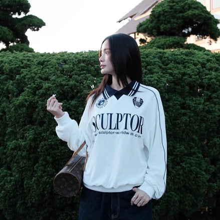 (現貨) Sculptor - Velour Soccer Jersey (White)