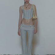 SCULPTOR - Rosy Terry Corset Top (White)