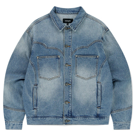 mahagrid - WESTERN DENIM JACKET (BLUE)