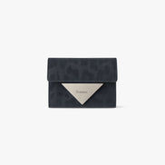 TRIANGLE DOCO WALLET (LEOPARD NAVY)