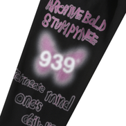 939 [Archive Bold X Stumpynee] DOODLE SWEAT PANTS (BLACK)