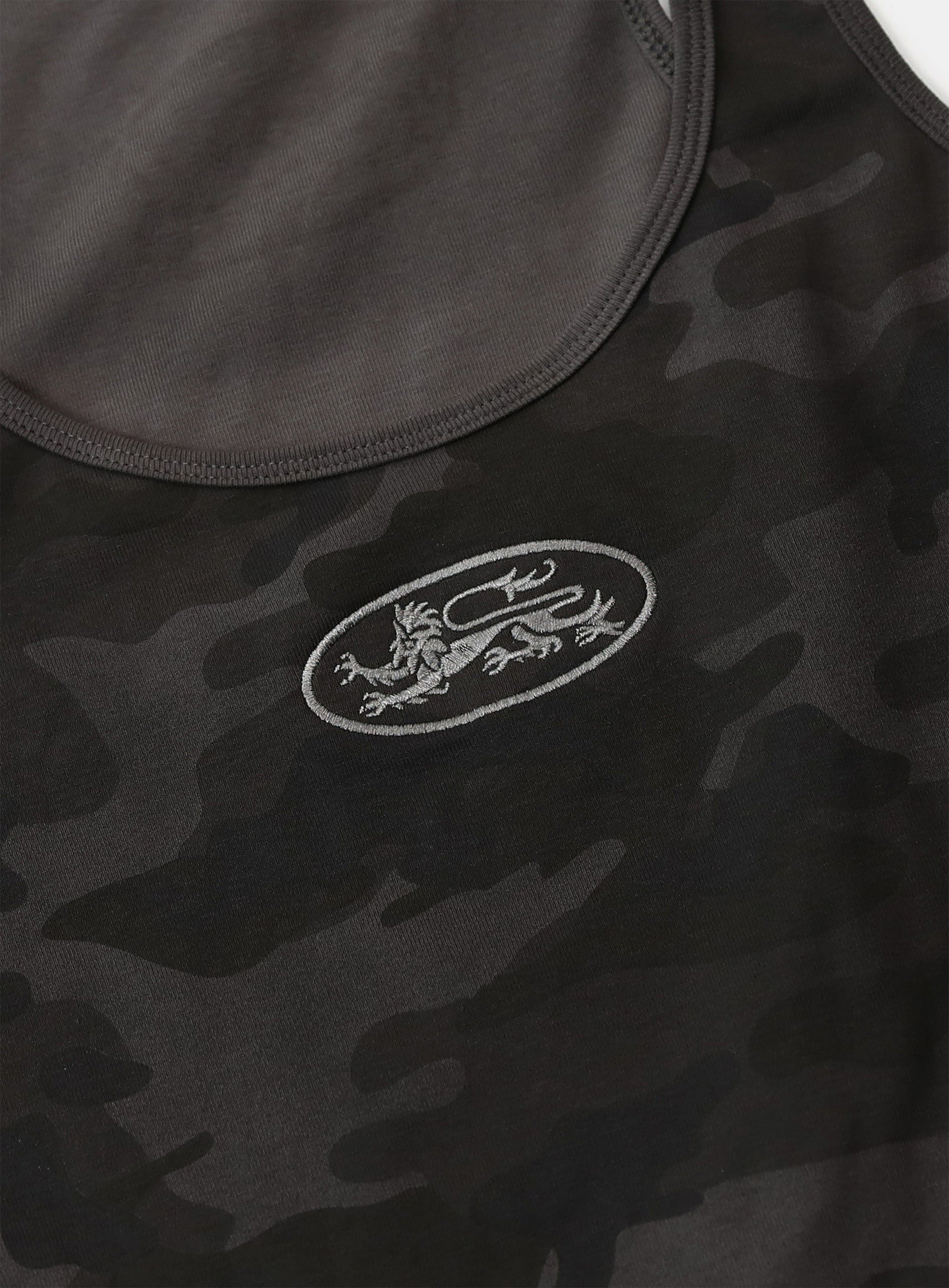 bad blood - Mystic Tank Slim Fit (Black Camo)