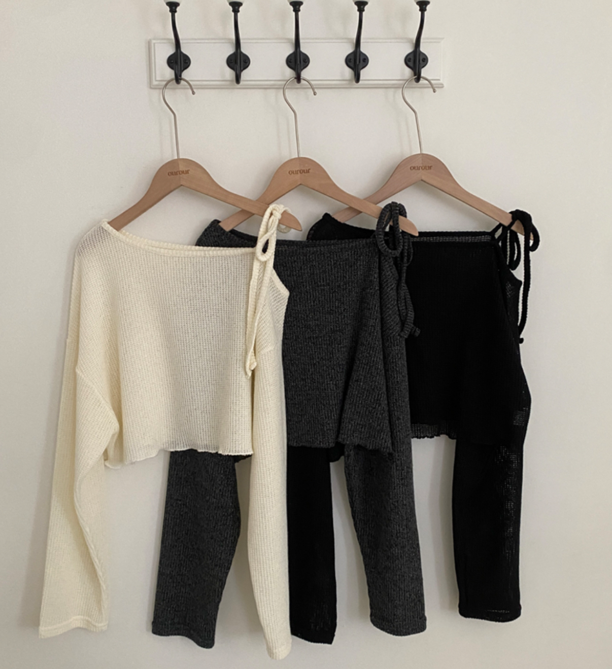 KR OFF SLASH KNIT (3 COLORS)