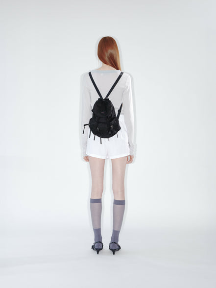 BERRY POCKET BACKPACK (BLACK)