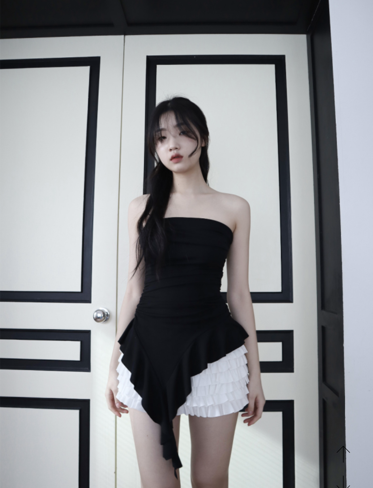 KR RUFFLE TOP TUBE (2 COLORS)