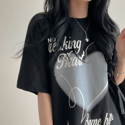 KR ‘NO BREAKING HEART’ UNISEX TEE (3 COLORS)