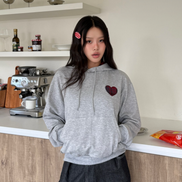 KR CHECKED HEART HOODIE (3 COLORS)