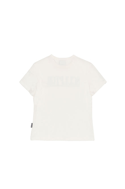 (現貨) SCULPTOR - Classic Logo Piping Crop Top (White)