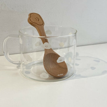 Skyfolio - cloud wood spoon