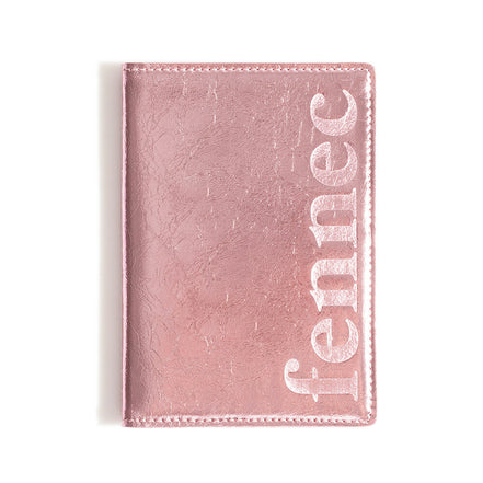METALLIC PASSPORT CASE (METALLIC PINK)