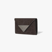 TRIANGLE NAME POCKET (LEOPARD BROWN)