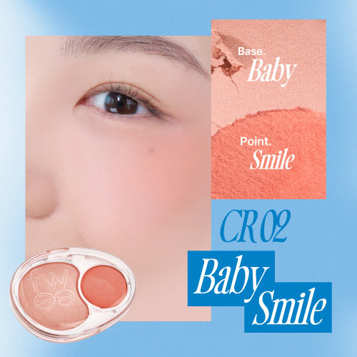 fwee - mellow dual blush (12 colors)