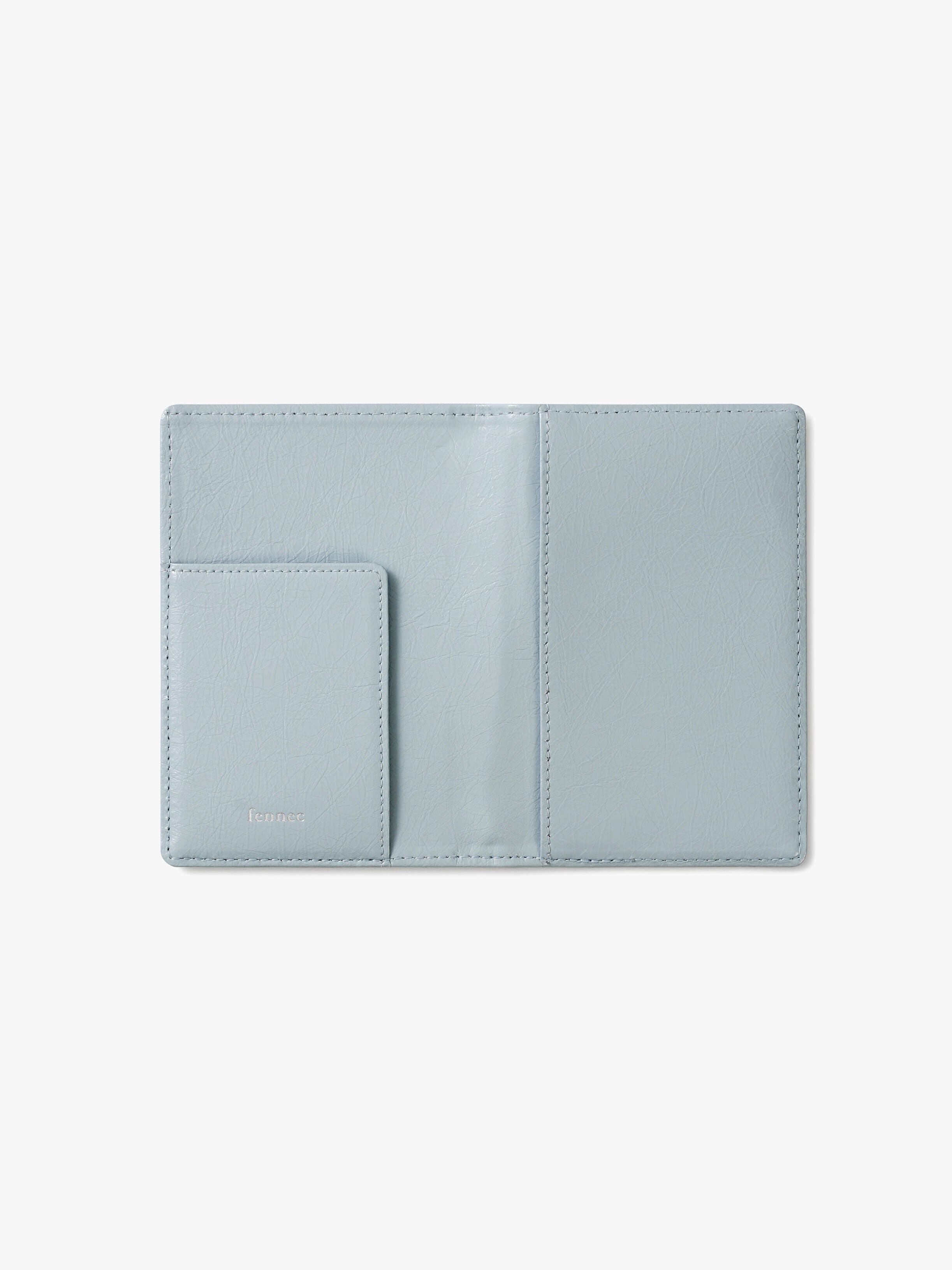CRINKLE PASSPORT CASE (HAZE BLUE)