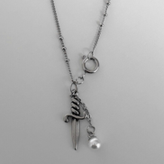 OFUSE - pearl drop necklace (knife)