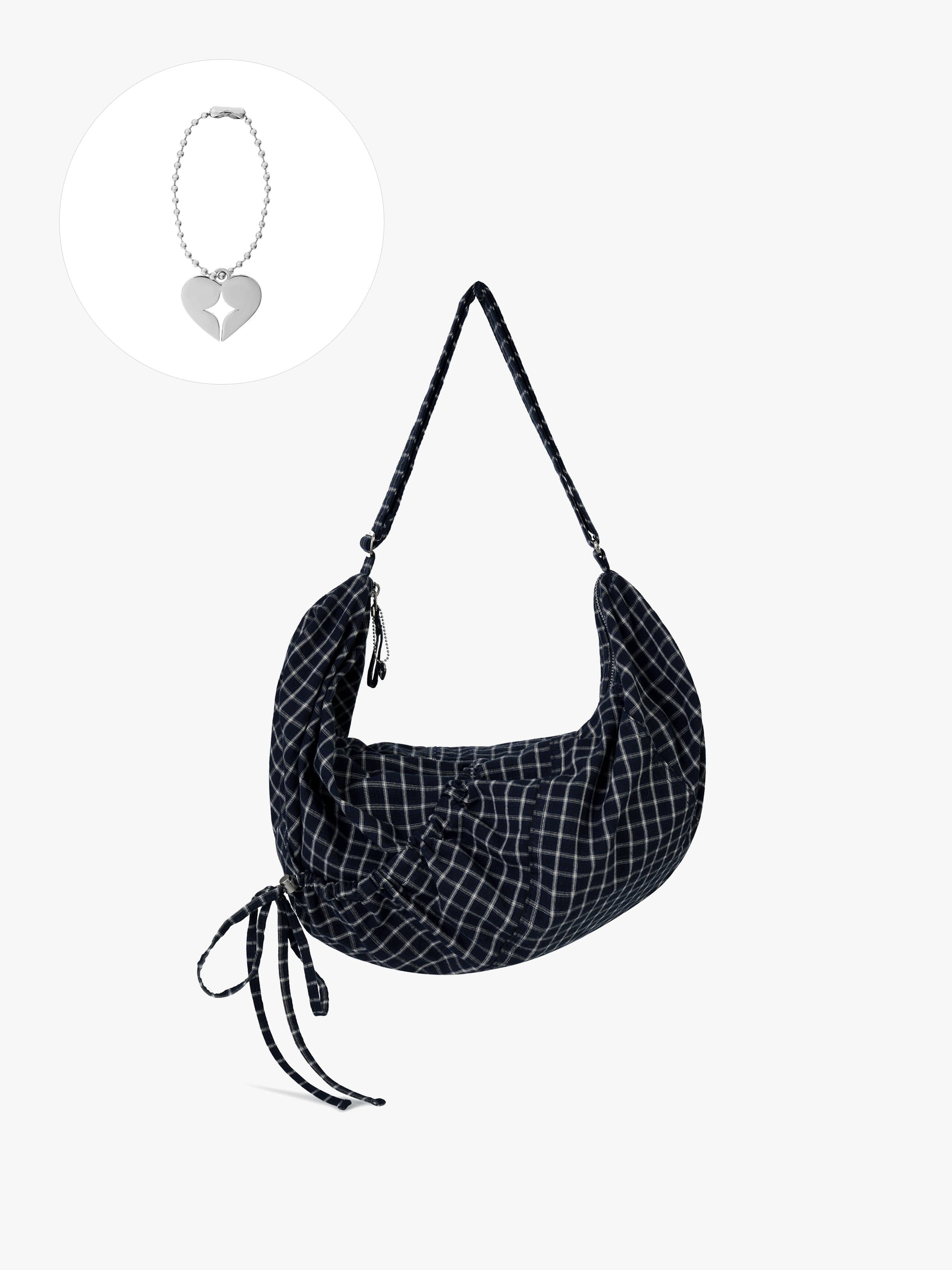 (sakura同款) LASSIE BAG (CHECK NAVY)