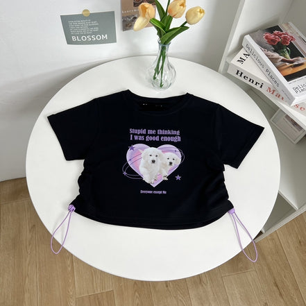(現貨) THAILAND STUPID ME SLING CROP TEE