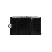 HEARTY FLAP WALLET (BLACK)