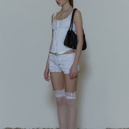 (現貨) SCULPTOR - Pintuck Lounge Sleeveless Top (White)