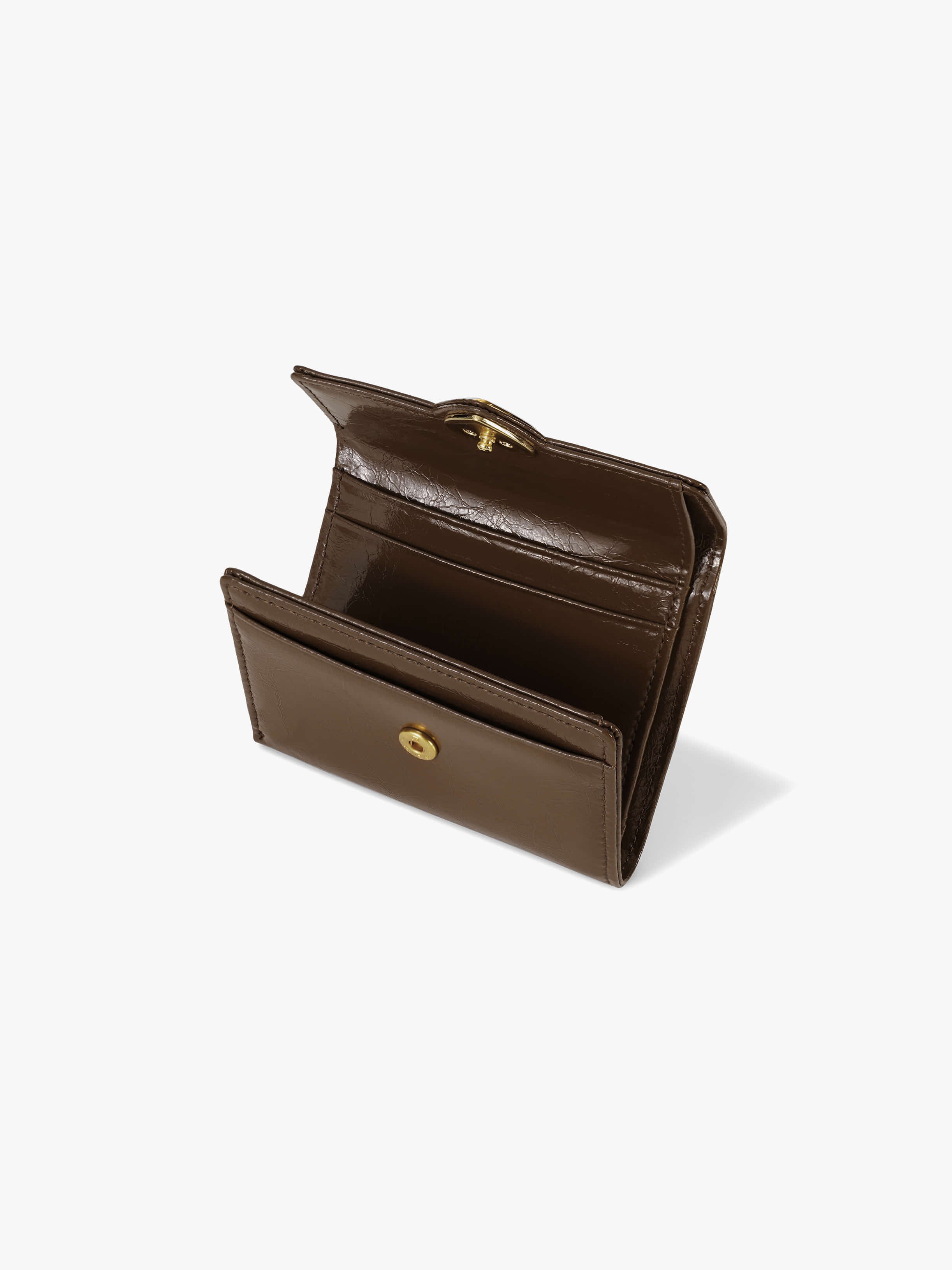 HEARTY FLAP WALLET (MOCHA BROWN)