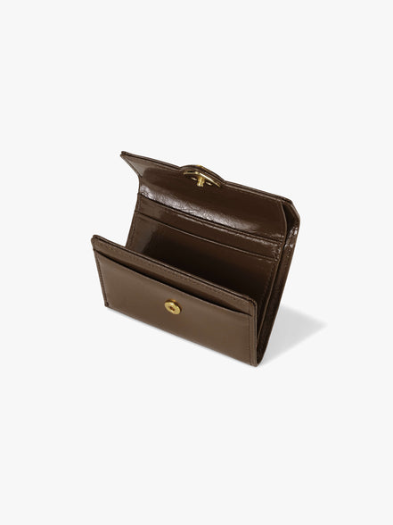 HEARTY FLAP WALLET (MOCHA BROWN)