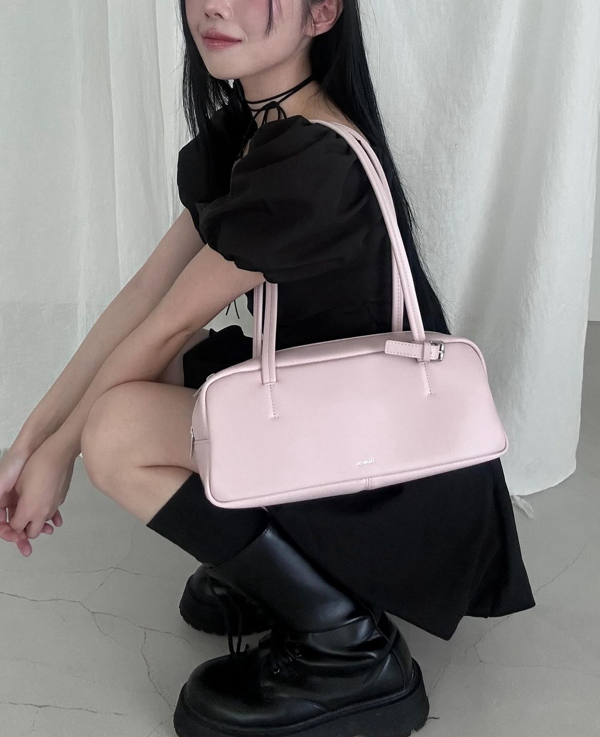 Stand Oil - More Baguette Bag (Baby Pink)