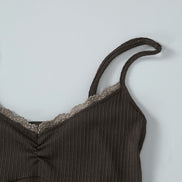 ason - BEA MINI DRESS (BROWN)