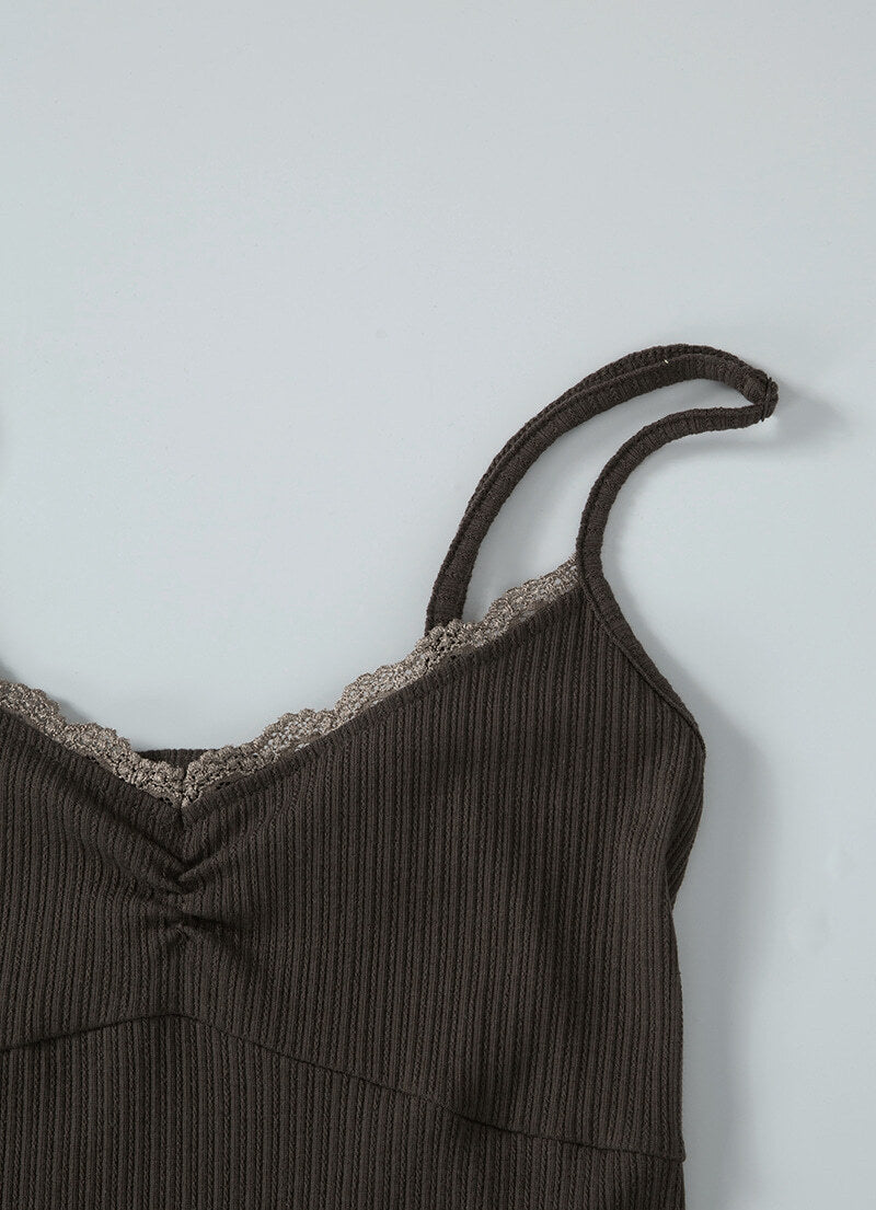 ason - BEA MINI DRESS (BROWN)