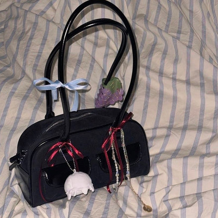 [YUNJIN同款]Chubby Bag Combi (BLACK)