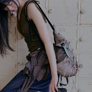 Rockfish Weatherwear - LIGHT WEIGHT BACKPACK (PINK CHECK)