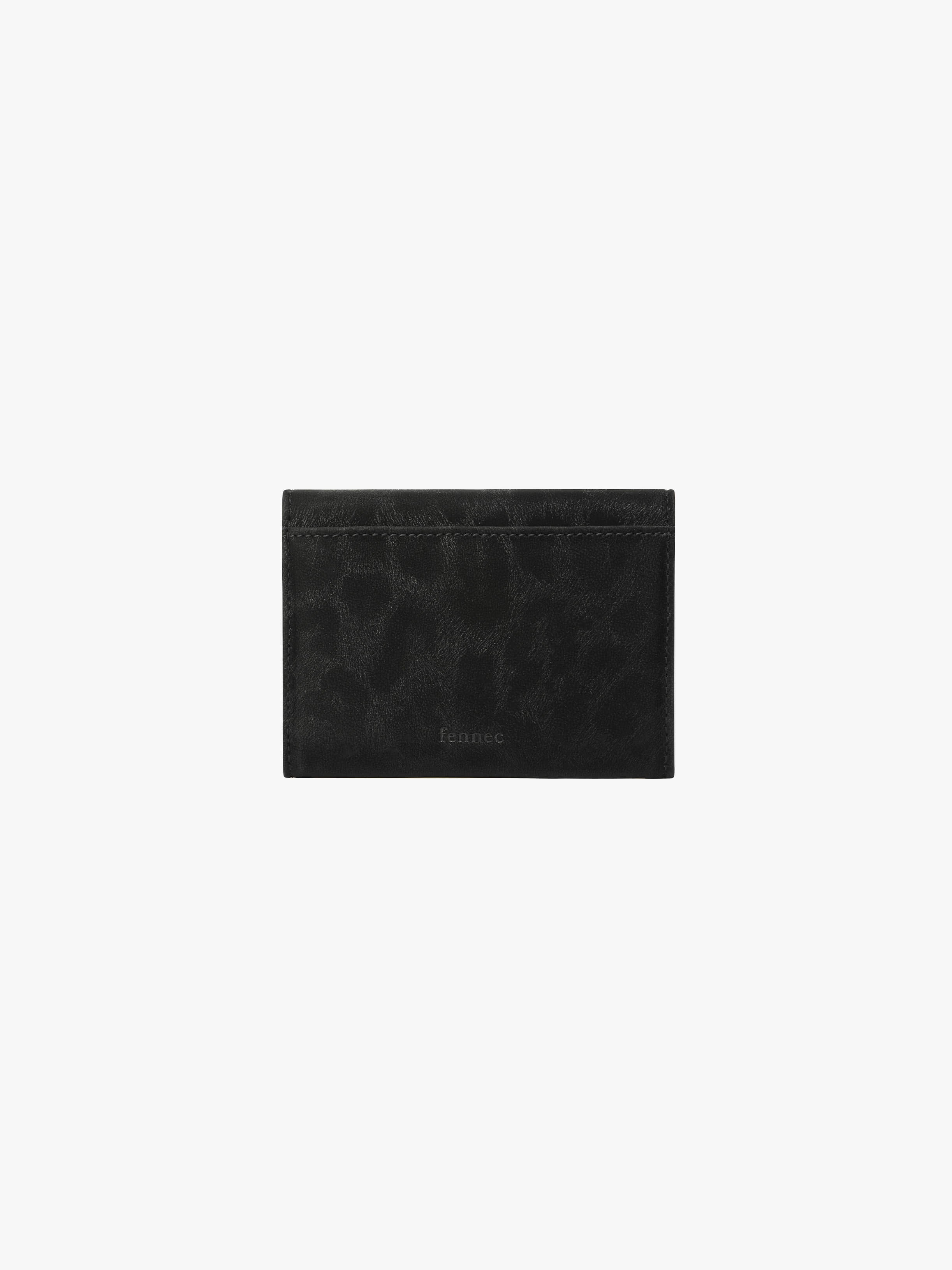 TRIANGLE DOCO WALLET (LEOPARD BLACK)