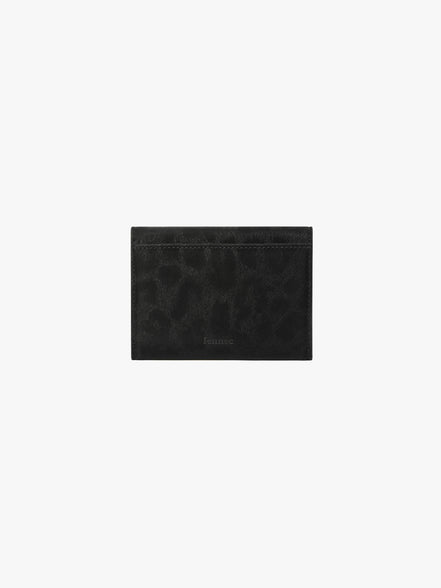 TRIANGLE DOCO WALLET (LEOPARD BLACK)