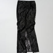 SCULPTOR - Table Cloth Maxi Skirt Glossy (Black)