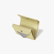 CRINKLE TRIANGLE DOCO WALLET (SOFT OLIVE)