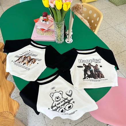 (現貨) THAILAND TEDDY BEAR CROP TEE