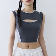 KR Y2K FUTURE SLEEVELESS 3 COLORS