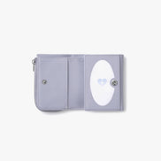 HEARTY ZIPPER WALLET (MISTY LAVENDER)