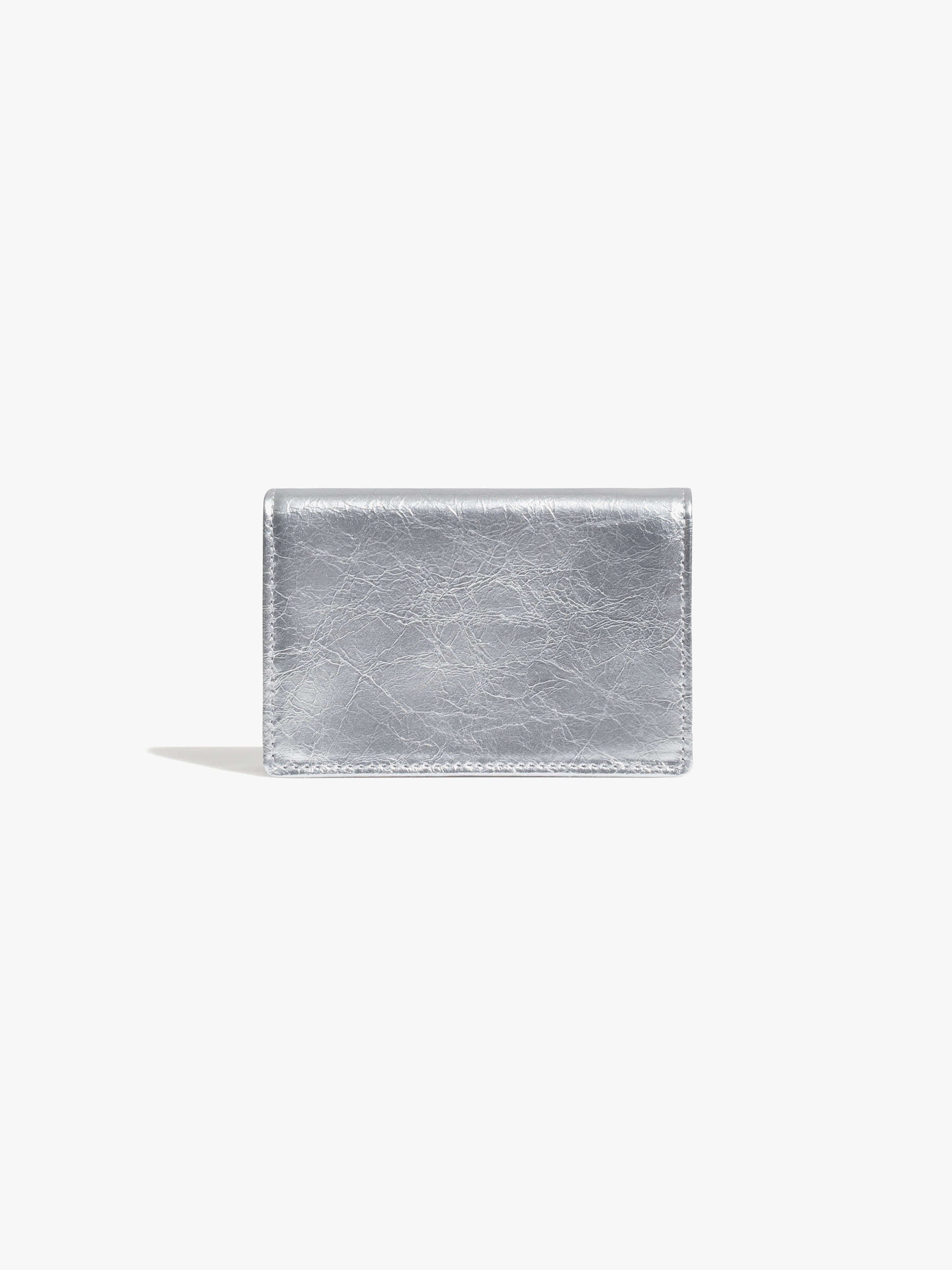 CRINKLE NAME POCKET (SILVER)