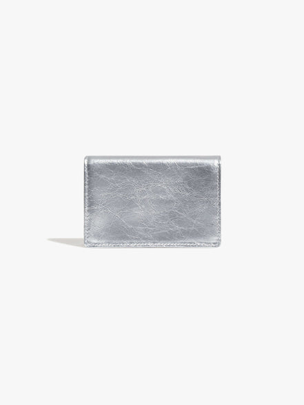 CRINKLE NAME POCKET (SILVER)