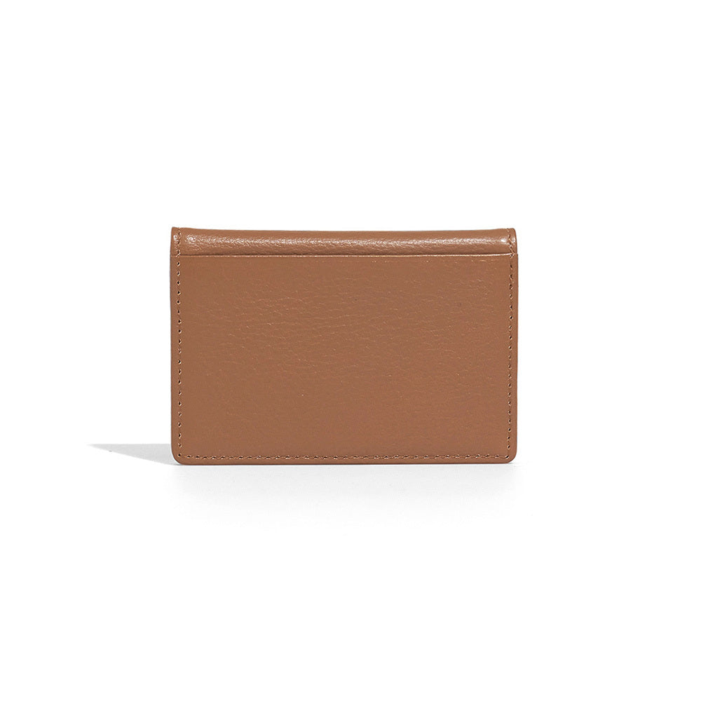 SOFT CARD CASE (TAN BROWN)
