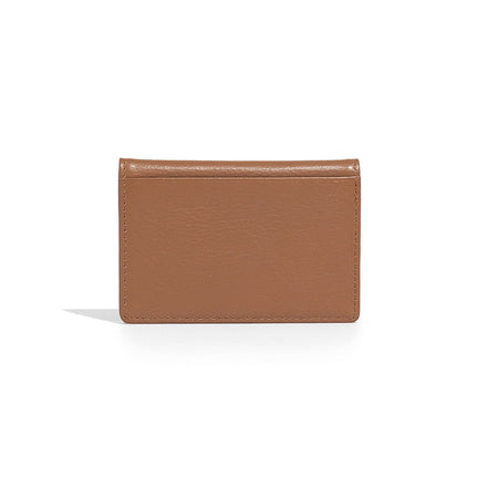 SOFT CARD CASE (TAN BROWN)