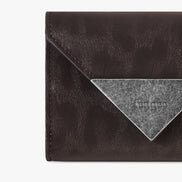 MATT TRIANGLE WALLET (LEOPARD BROWN)