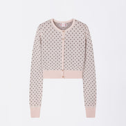 (REI同款) sculptor - Polka Dot Cardigan Baby (Pink/Brown)