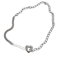 OFUSE - heart hole necklace