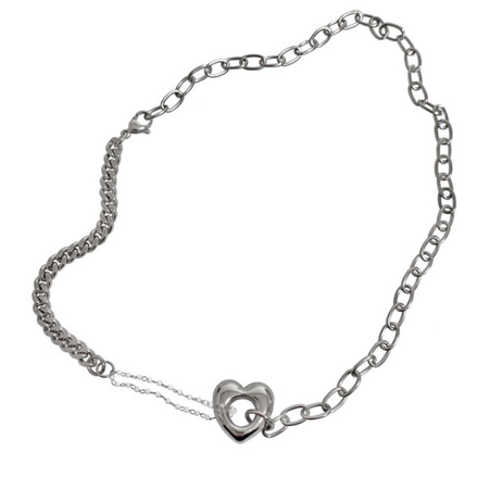 OFUSE - heart hole necklace