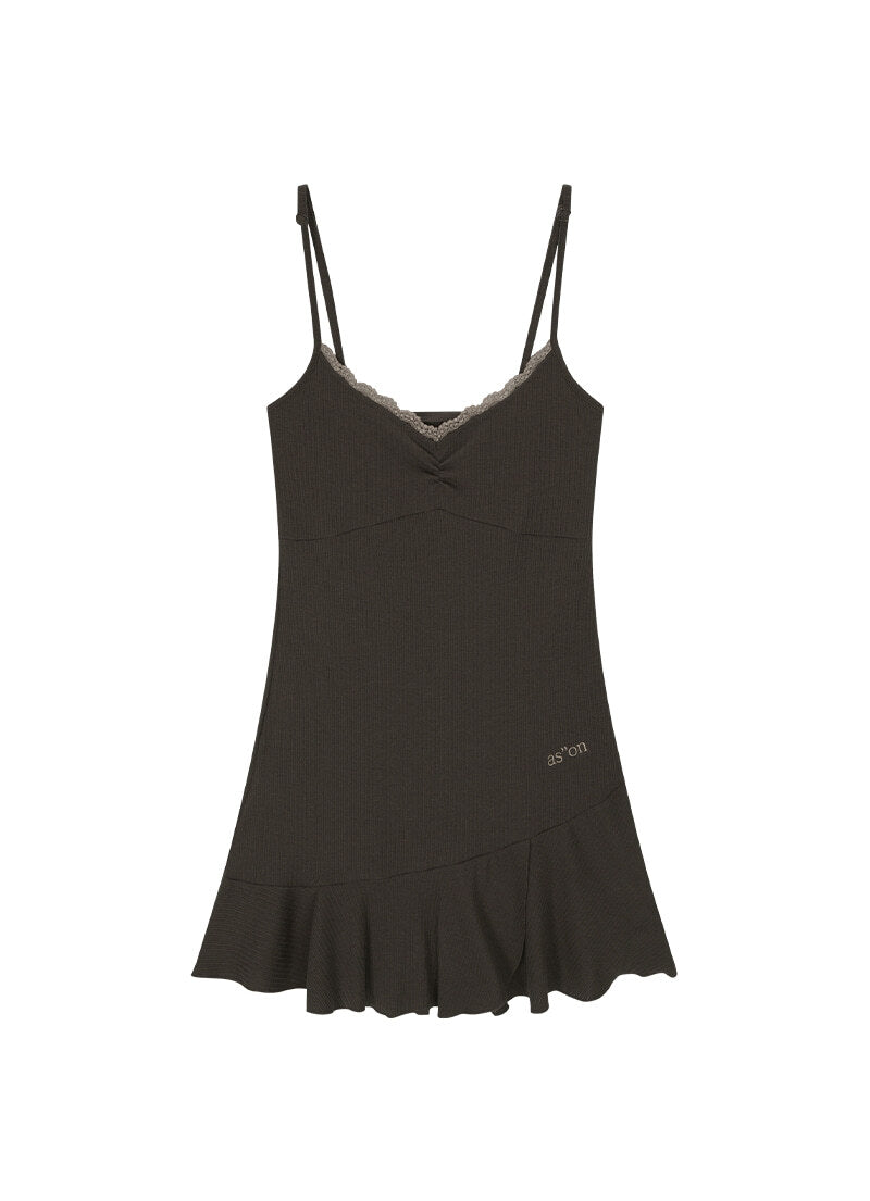 ason - BEA MINI DRESS (BROWN)