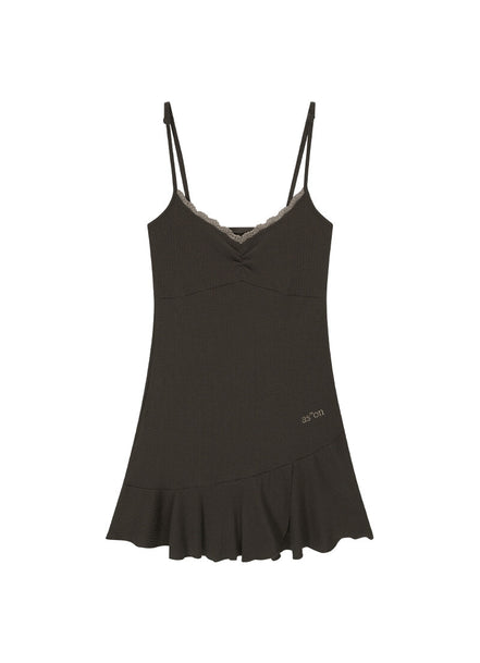 ason - BEA MINI DRESS (BROWN)